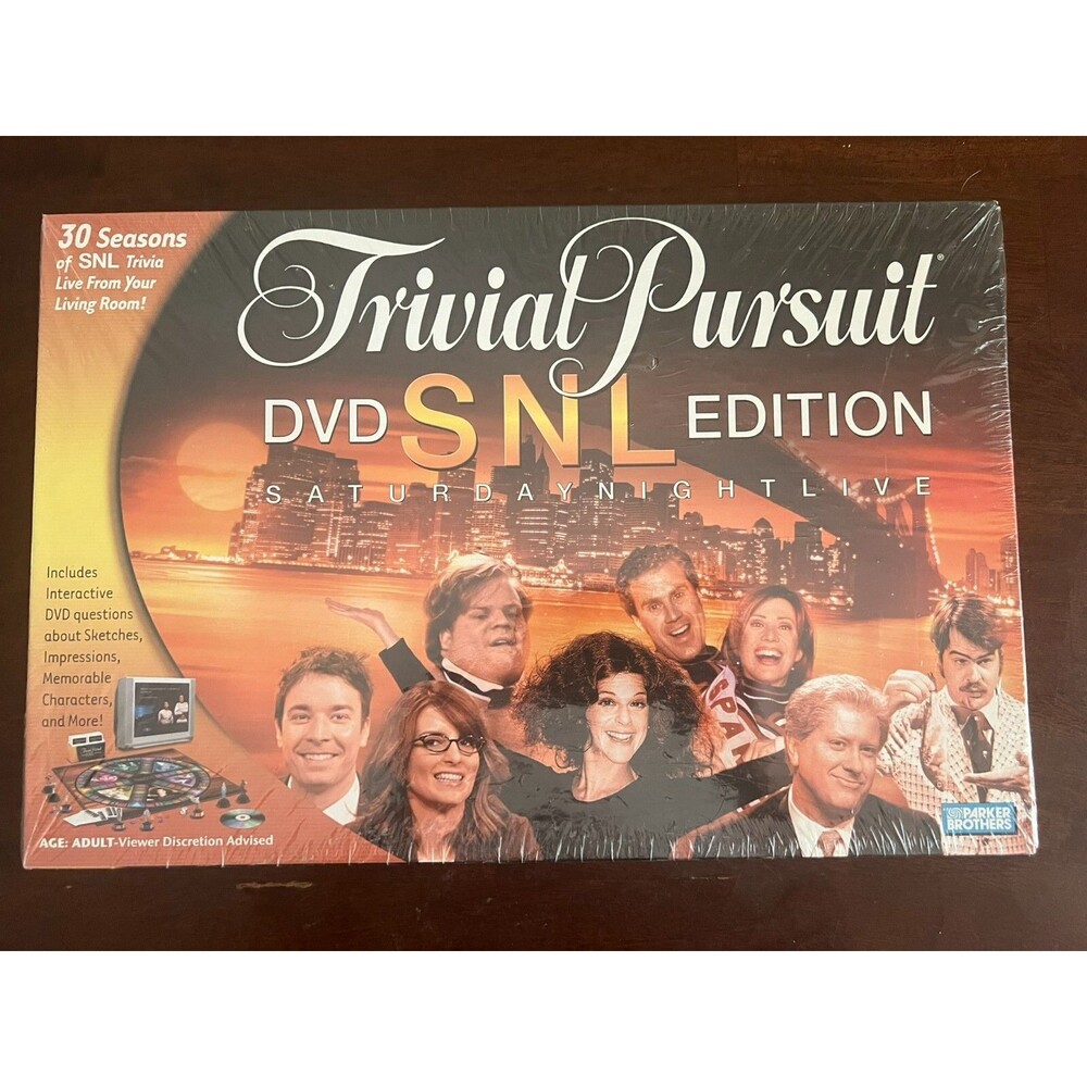 Trivial Pursuit DVD Saturday Night Live Edition - Parker Brothers - New Sealed!